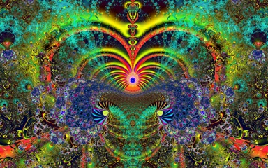 A fountain out of chaos